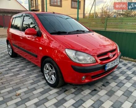 Красный Хендай Гетц, объемом двигателя 1.4 л и пробегом 292 тыс. км за 3950 $, фото 3 на Automoto.ua