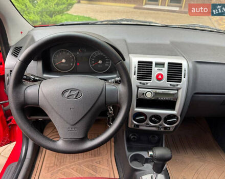 Красный Хендай Гетц, объемом двигателя 1.4 л и пробегом 188 тыс. км за 5500 $, фото 14 на Automoto.ua