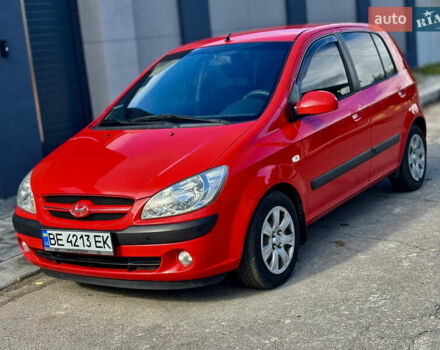Красный Хендай Гетц, объемом двигателя 1.39 л и пробегом 144 тыс. км за 5899 $, фото 1 на Automoto.ua