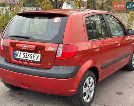 Красный Хендай Гетц, объемом двигателя 1.6 л и пробегом 244 тыс. км за 5800 $, фото 1 на Automoto.ua