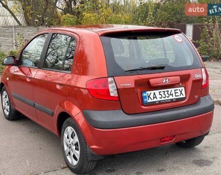 Красный Хендай Гетц, объемом двигателя 1.6 л и пробегом 244 тыс. км за 5800 $, фото 7 на Automoto.ua