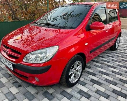 Красный Хендай Гетц, объемом двигателя 1.4 л и пробегом 292 тыс. км за 3950 $, фото 7 на Automoto.ua