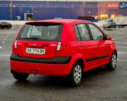 Красный Хендай Гетц, объемом двигателя 1.4 л и пробегом 105 тыс. км за 5999 $, фото 1 на Automoto.ua