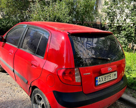 Красный Хендай Гетц, объемом двигателя 1.4 л и пробегом 190 тыс. км за 1500 $, фото 1 на Automoto.ua