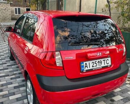 Красный Хендай Гетц, объемом двигателя 1.4 л и пробегом 292 тыс. км за 3950 $, фото 4 на Automoto.ua