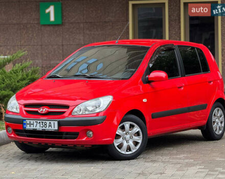 Красный Хендай Гетц, объемом двигателя 1.4 л и пробегом 188 тыс. км за 5500 $, фото 1 на Automoto.ua