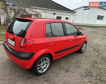 Красный Хендай Гетц, объемом двигателя 1.4 л и пробегом 201 тыс. км за 5600 $, фото 6 на Automoto.ua