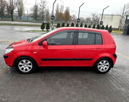 Красный Хендай Гетц, объемом двигателя 1.4 л и пробегом 240 тыс. км за 4350 $, фото 3 на Automoto.ua