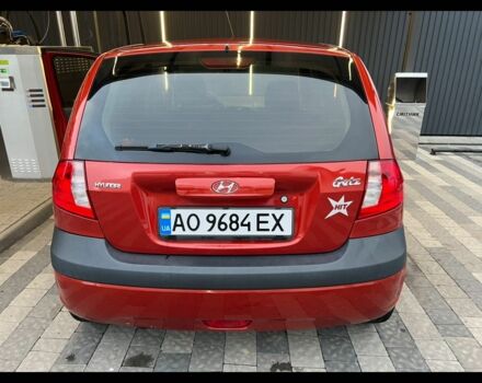 Красный Хендай Гетц, объемом двигателя 1.1 л и пробегом 170 тыс. км за 3844 $, фото 1 на Automoto.ua