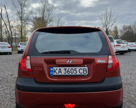 Красный Хендай Гетц, объемом двигателя 1.4 л и пробегом 188 тыс. км за 5950 $, фото 4 на Automoto.ua