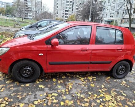 Красный Хендай Гетц, объемом двигателя 1.4 л и пробегом 177 тыс. км за 4800 $, фото 4 на Automoto.ua