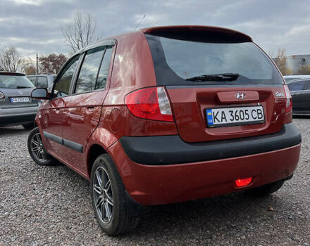 Красный Хендай Гетц, объемом двигателя 1.4 л и пробегом 188 тыс. км за 5950 $, фото 5 на Automoto.ua