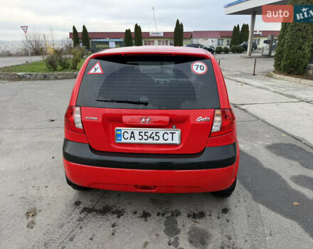 Червоний Хендай Гетц, об'ємом двигуна 1.4 л та пробігом 67 тис. км за 6000 $, фото 3 на Automoto.ua