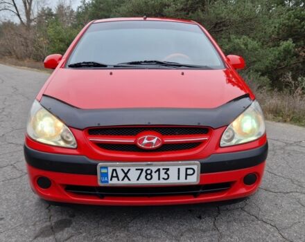Красный Хендай Гетц, объемом двигателя 1.4 л и пробегом 244 тыс. км за 4450 $, фото 4 на Automoto.ua