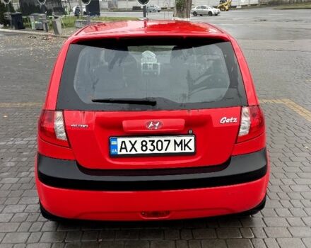 Красный Хендай Гетц, объемом двигателя 1.4 л и пробегом 240 тыс. км за 4350 $, фото 1 на Automoto.ua