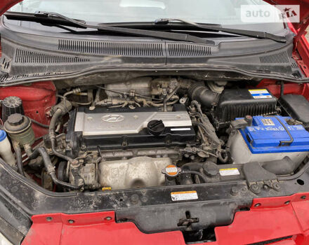 Красный Хендай Гетц, объемом двигателя 1.4 л и пробегом 155 тыс. км за 3999 $, фото 5 на Automoto.ua