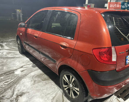 Красный Хендай Гетц, объемом двигателя 1.4 л и пробегом 217 тыс. км за 5700 $, фото 3 на Automoto.ua