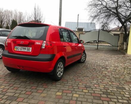 Красный Хендай Гетц, объемом двигателя 1.4 л и пробегом 94 тыс. км за 4950 $, фото 5 на Automoto.ua