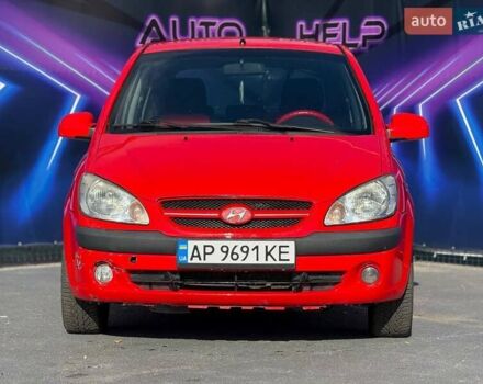 Красный Хендай Гетц, объемом двигателя 1.4 л и пробегом 182 тыс. км за 5299 $, фото 1 на Automoto.ua