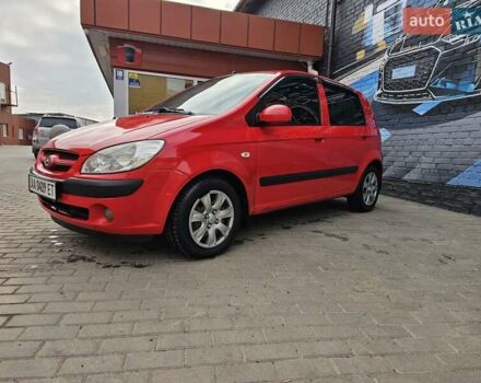 Красный Хендай Гетц, объемом двигателя 1.4 л и пробегом 189 тыс. км за 4950 $, фото 2 на Automoto.ua