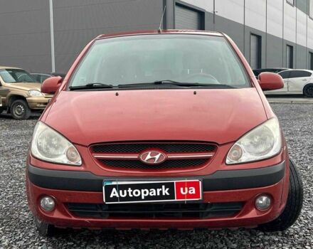 Червоний Хендай Гетц, об'ємом двигуна 1.4 л та пробігом 159 тис. км за 6440 $, фото 1 на Automoto.ua