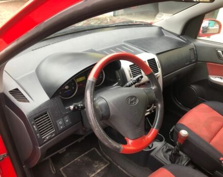 Красный Хендай Гетц, объемом двигателя 1.4 л и пробегом 94 тыс. км за 4950 $, фото 14 на Automoto.ua