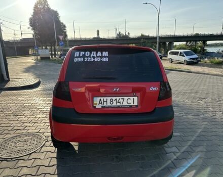 Красный Хендай Гетц, объемом двигателя 1.4 л и пробегом 178 тыс. км за 4500 $, фото 3 на Automoto.ua