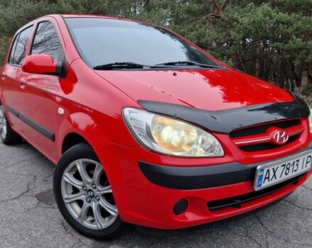 Красный Хендай Гетц, объемом двигателя 1.4 л и пробегом 244 тыс. км за 4450 $, фото 2 на Automoto.ua
