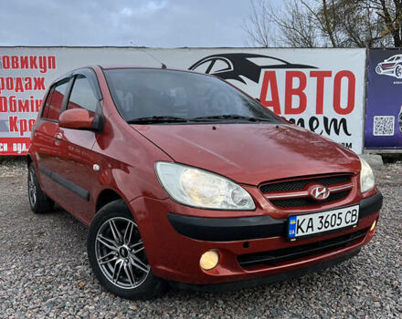 Красный Хендай Гетц, объемом двигателя 1.4 л и пробегом 188 тыс. км за 5950 $, фото 2 на Automoto.ua
