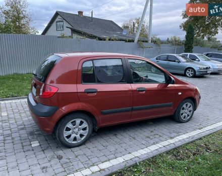 Красный Хендай Гетц, объемом двигателя 1.09 л и пробегом 237 тыс. км за 3000 $, фото 5 на Automoto.ua