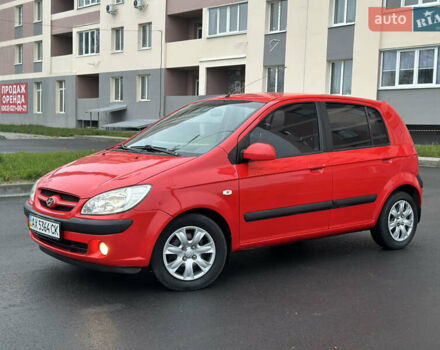 Красный Хендай Гетц, объемом двигателя 1.4 л и пробегом 162 тыс. км за 4999 $, фото 1 на Automoto.ua
