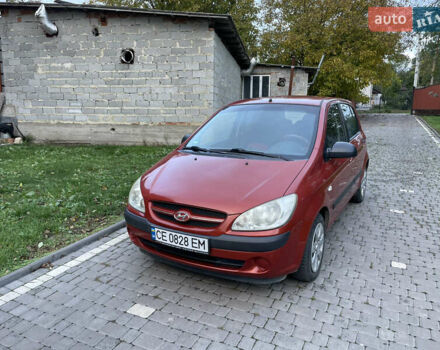 Красный Хендай Гетц, объемом двигателя 1.09 л и пробегом 237 тыс. км за 3000 $, фото 1 на Automoto.ua