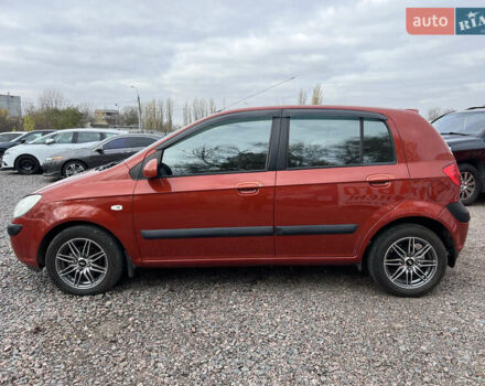 Красный Хендай Гетц, объемом двигателя 1.4 л и пробегом 188 тыс. км за 5950 $, фото 8 на Automoto.ua