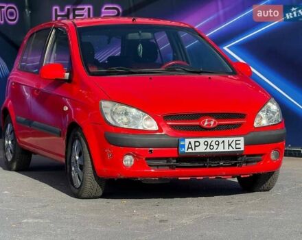 Красный Хендай Гетц, объемом двигателя 1.4 л и пробегом 182 тыс. км за 5299 $, фото 2 на Automoto.ua