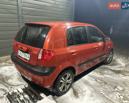 Красный Хендай Гетц, объемом двигателя 1.4 л и пробегом 217 тыс. км за 5700 $, фото 1 на Automoto.ua