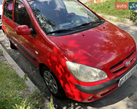 Красный Хендай Гетц, объемом двигателя 1.4 л и пробегом 238 тыс. км за 5200 $, фото 2 на Automoto.ua