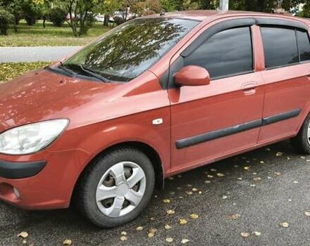 Красный Хендай Гетц, объемом двигателя 1.4 л и пробегом 193 тыс. км за 4250 $, фото 3 на Automoto.ua