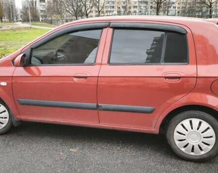 Красный Хендай Гетц, объемом двигателя 1.4 л и пробегом 193 тыс. км за 3999 $, фото 3 на Automoto.ua
