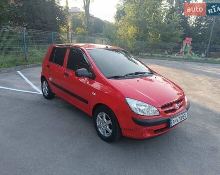 Красный Хендай Гетц, объемом двигателя 1.1 л и пробегом 150 тыс. км за 3800 $, фото 4 на Automoto.ua