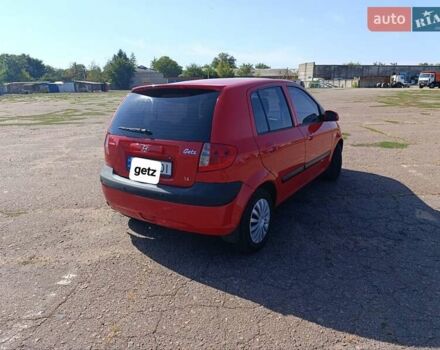 Червоний Хендай Гетц, об'ємом двигуна 1.6 л та пробігом 124 тис. км за 5500 $, фото 1 на Automoto.ua
