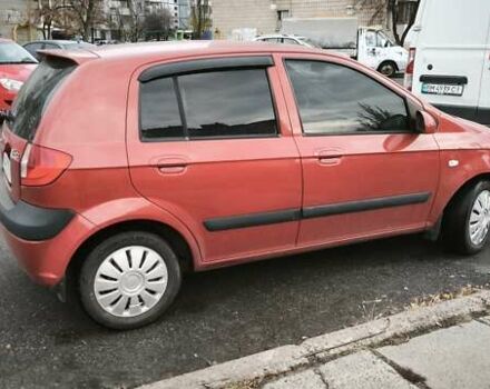 Красный Хендай Гетц, объемом двигателя 1.4 л и пробегом 193 тыс. км за 3999 $, фото 5 на Automoto.ua