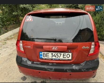 Красный Хендай Гетц, объемом двигателя 1.4 л и пробегом 118 тыс. км за 5600 $, фото 4 на Automoto.ua