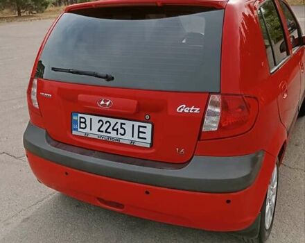 Красный Хендай Гетц, объемом двигателя 1.6 л и пробегом 109 тыс. км за 6000 $, фото 4 на Automoto.ua