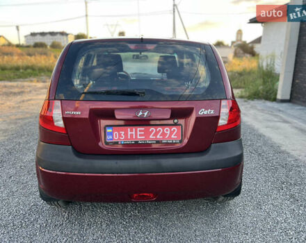Красный Хендай Гетц, объемом двигателя 1.1 л и пробегом 175 тыс. км за 4800 $, фото 6 на Automoto.ua