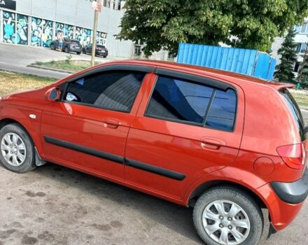 Красный Хендай Гетц, объемом двигателя 1.4 л и пробегом 170 тыс. км за 6138 $, фото 2 на Automoto.ua