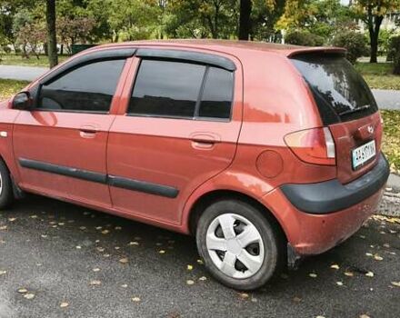 Красный Хендай Гетц, объемом двигателя 1.4 л и пробегом 193 тыс. км за 4250 $, фото 2 на Automoto.ua