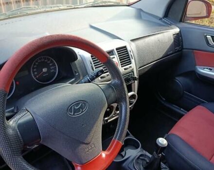 Красный Хендай Гетц, объемом двигателя 1.4 л и пробегом 290 тыс. км за 3000 $, фото 15 на Automoto.ua