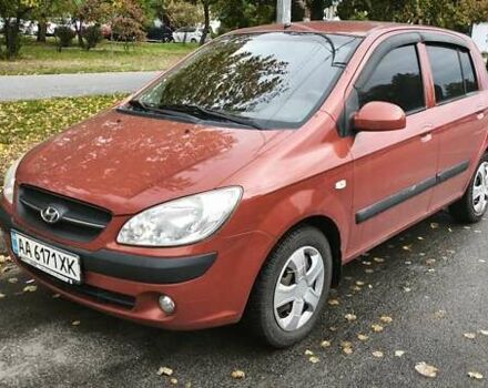 Красный Хендай Гетц, объемом двигателя 1.4 л и пробегом 193 тыс. км за 4250 $, фото 4 на Automoto.ua