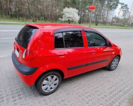 Красный Хендай Гетц, объемом двигателя 1.4 л и пробегом 142 тыс. км за 4050 $, фото 2 на Automoto.ua