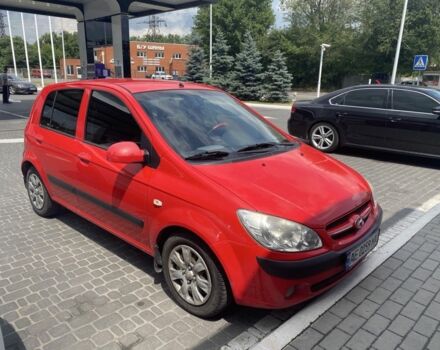 Красный Хендай Гетц, объемом двигателя 1.4 л и пробегом 283 тыс. км за 3500 $, фото 4 на Automoto.ua